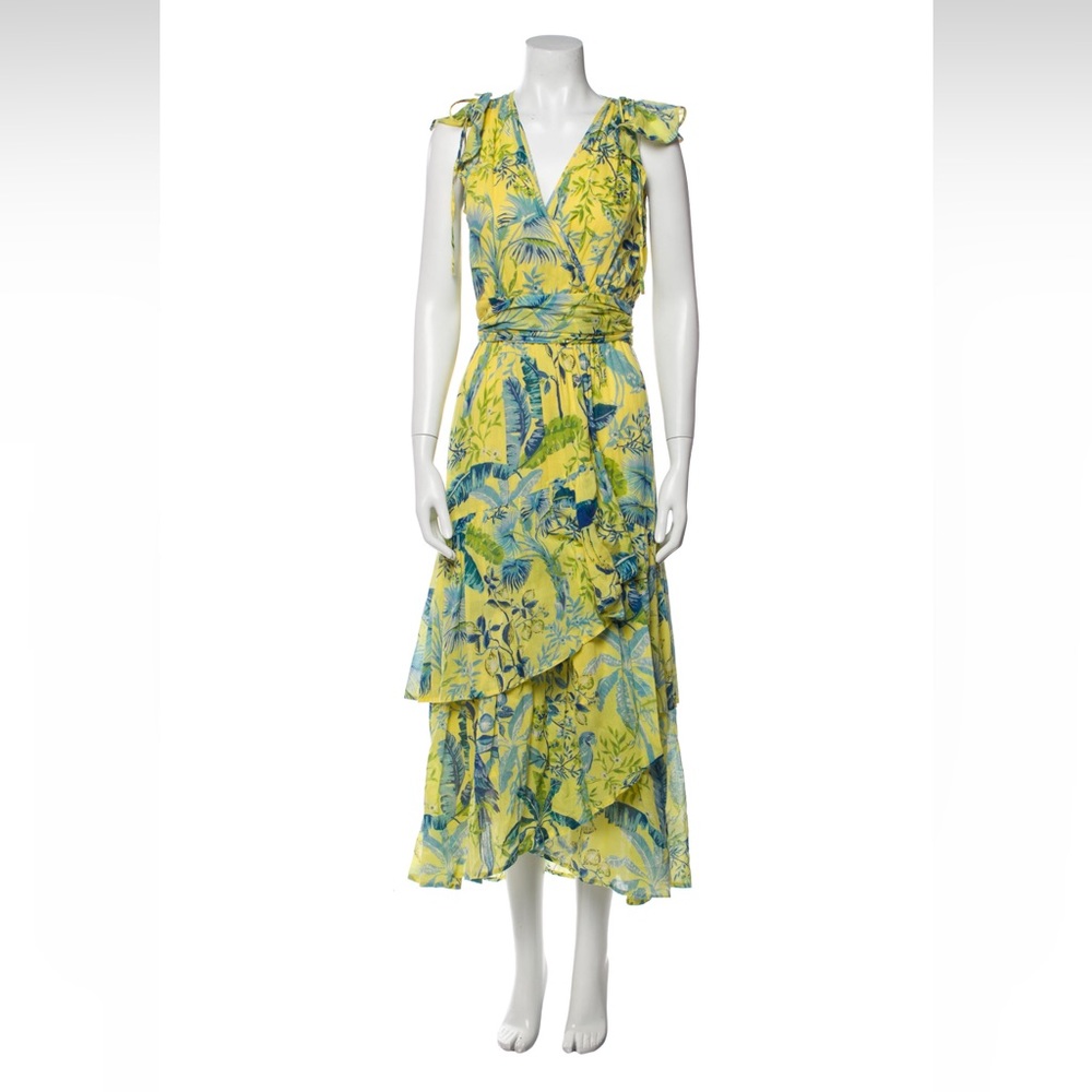 Banjanan printed wrap dress